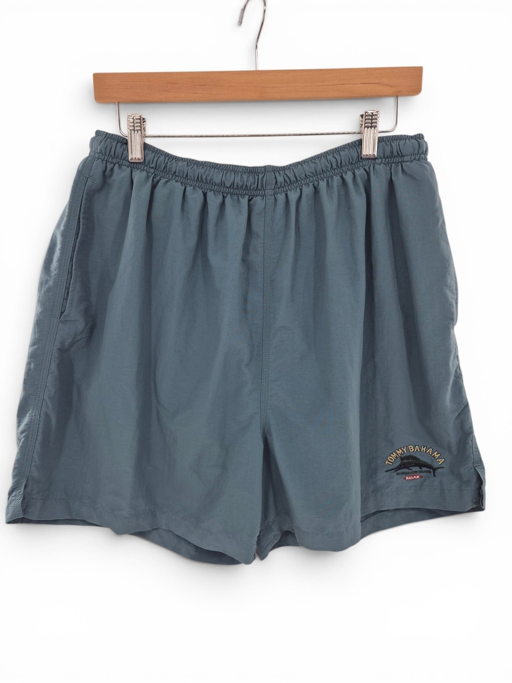 Tommy Bahama Bungalow Brand XL Swim Trunks Blue Gray Coastal Grandpa Beach Pool